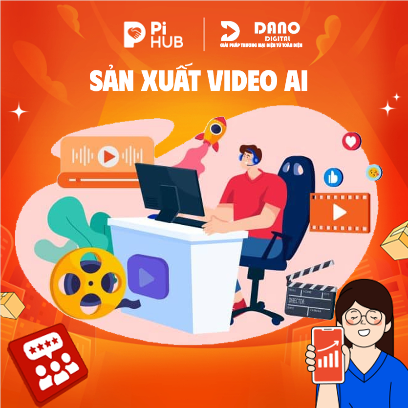 DANO Dịch Vụ Sản Xuất Video AI Chuyên Nghiệp Cam Kết Chuyển Đổi 10-100 Video - Dano Digital