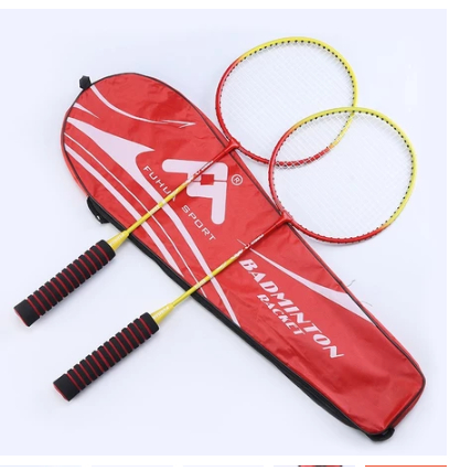 Bộ 2 vợt cầu lông FUHUA SPORT chất lượng cao, Vợt cầu lông tặng kèm 3 quả cầu