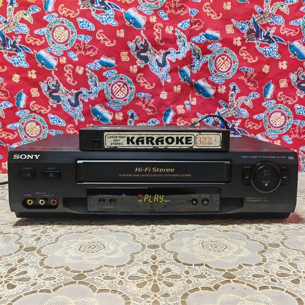 Đầu máy VCR băng VHS cũ SONY SLV-N51/điện 220v
