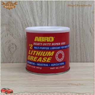 Mỡ Bò Bôi Trơn Đỏ Abro Super Red