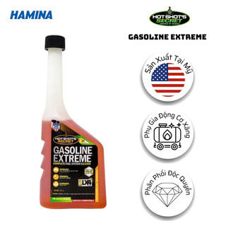 [Hàng Nhập Khẩu Mỹ] Gasoline Extreme - Phụ Gia Cho Xăng Vệ Sinh Kim Phun, Sạch Sâu Nhiên Liệu - Hãng Hot Shot’s Secret