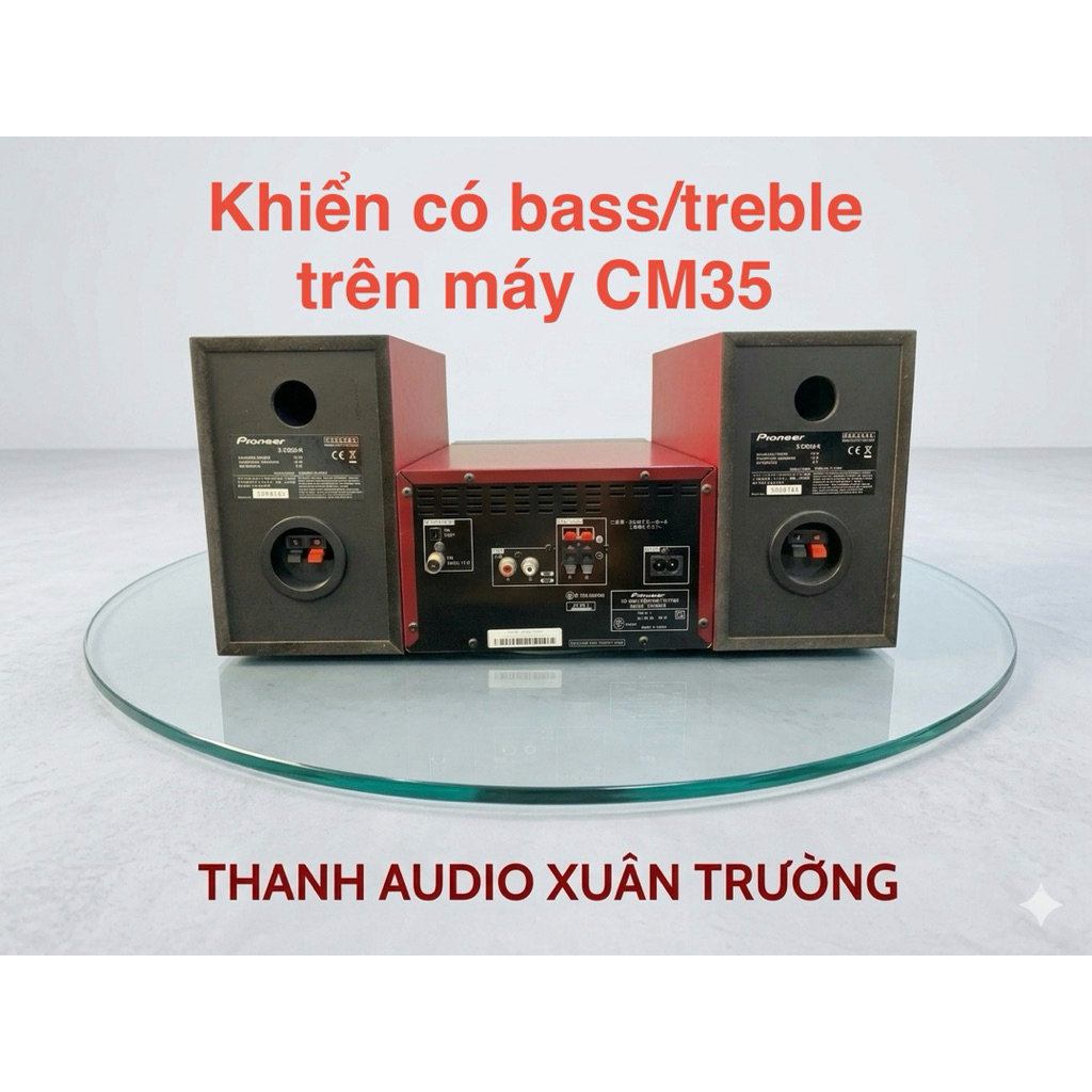 Khiển học lệnh dàn Pioneer CM31, CM32, CM35 dùng ngay, chỉnh được bass treble.
