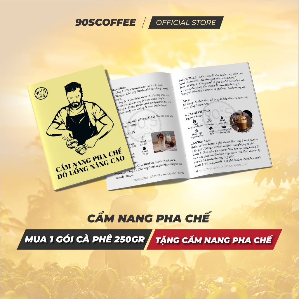 Cẩm nang pha chế đồ uống nâng cao | 90S COFFEE