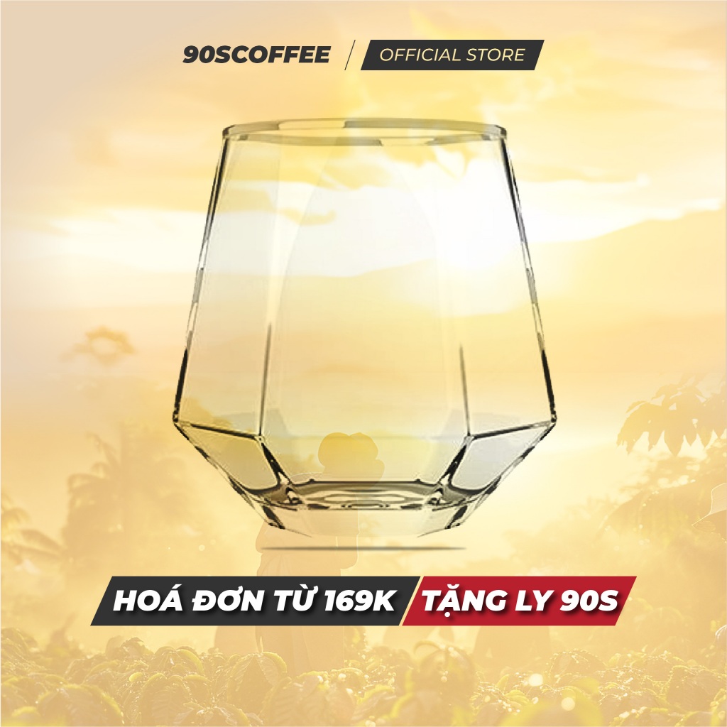 Ly Thuỷ Tinh - Ly Uống Cà Phê - Quà Tặng Giới Hạn | 90S COFFEE