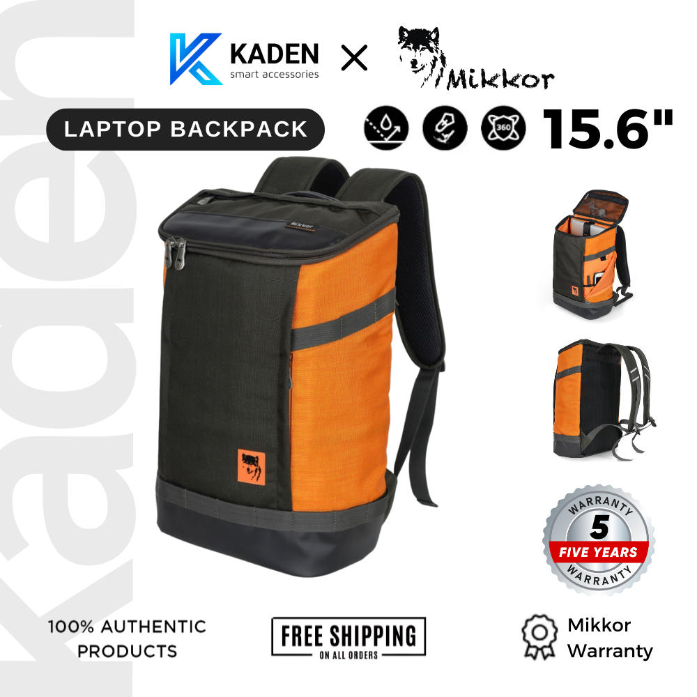 [BH 5 NĂM] Balo Laptop Thể Thao Mikkor The Irvin Premier Chống Nước, Vải Kodura Siêu Bền, Có Móc Tre