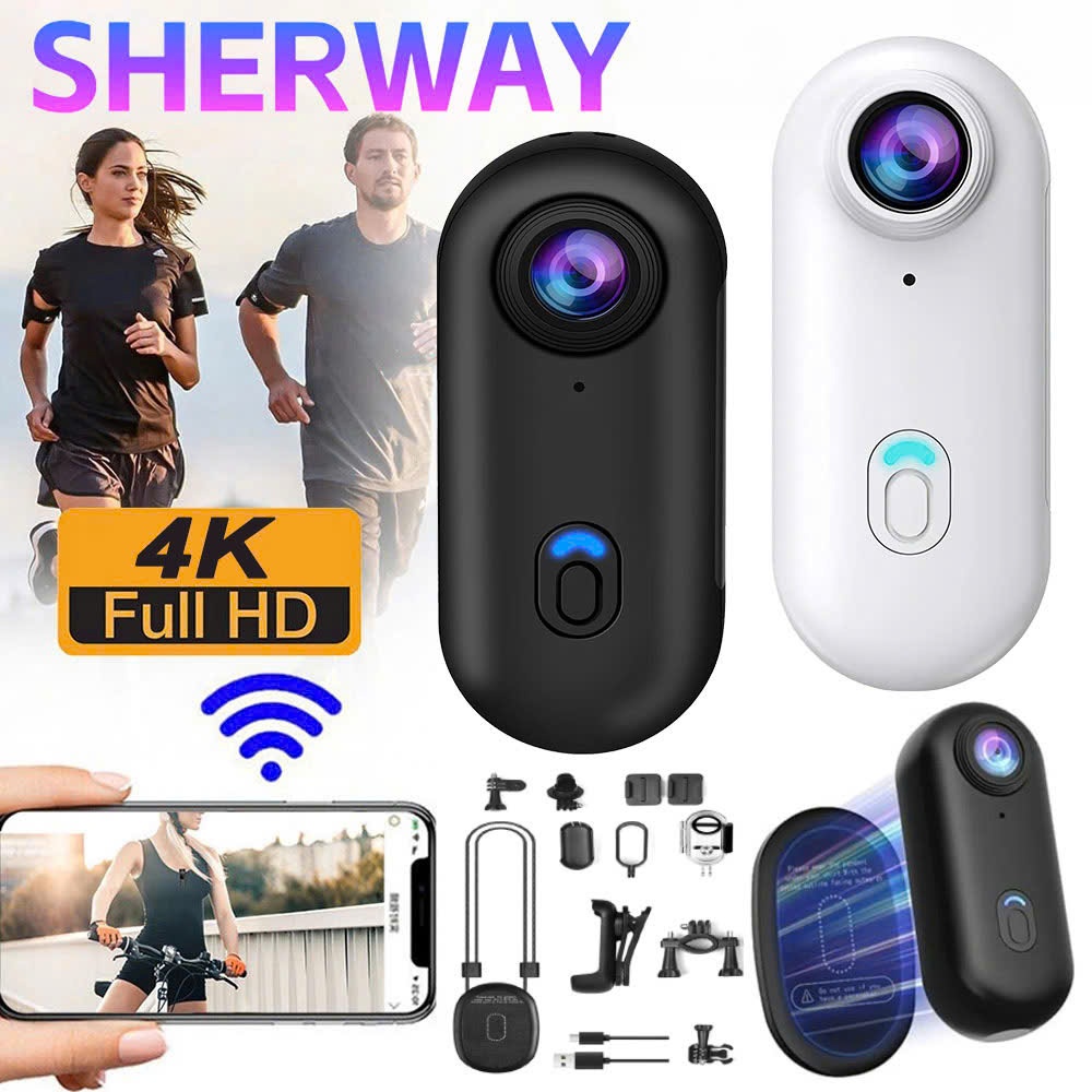 Camera Sport H88 Pro - Quay 4K Hành trình, Hành động nhỏ gọn, Wifi, Chống nước 30M, ứng dụng linh ho