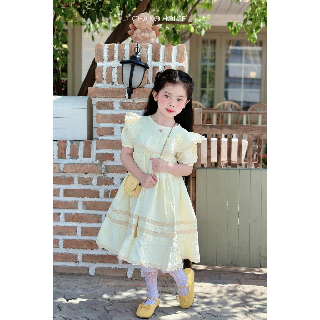 Đầm Cotton Cho Bé Gái Chaiko House D001