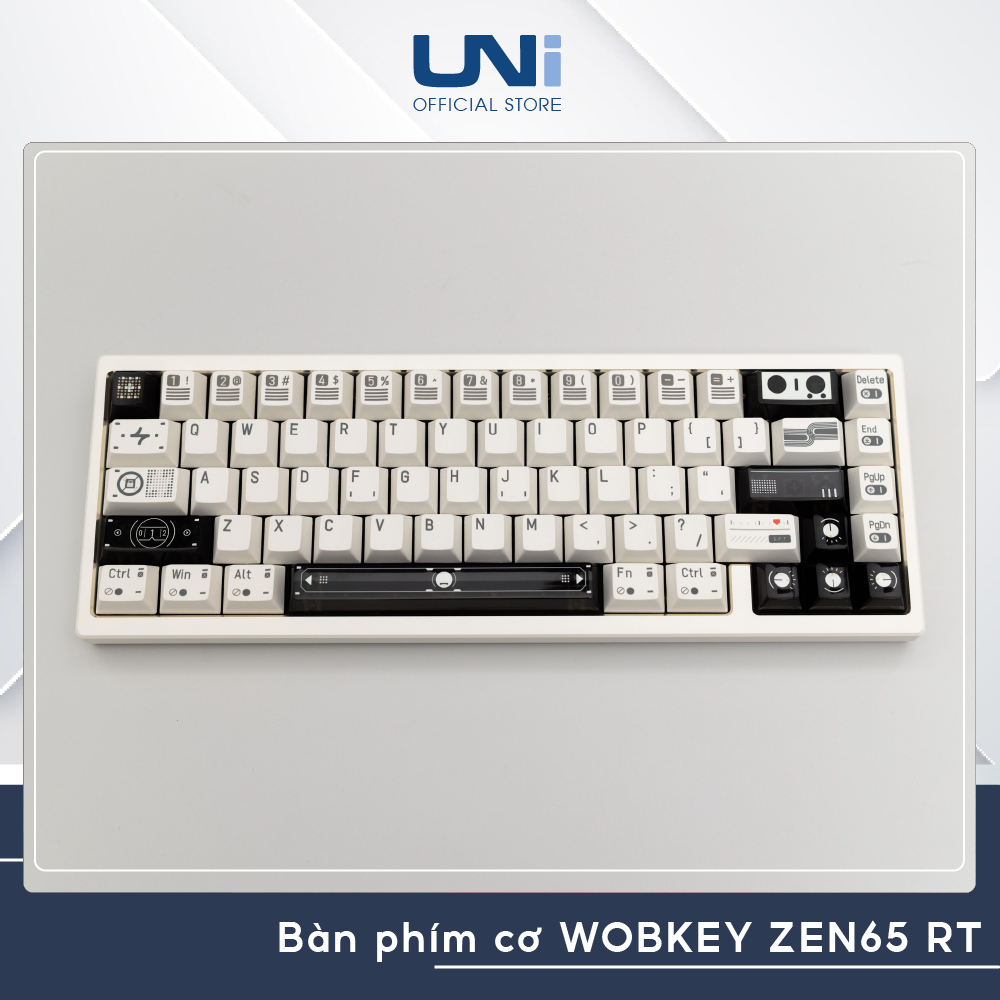ORDER Bàn phím cơ WOBKEY ZEN65 RT Magnetic HE Gaming Keyboard  – Rapid Trigger – UNI OFFICIAL STORE