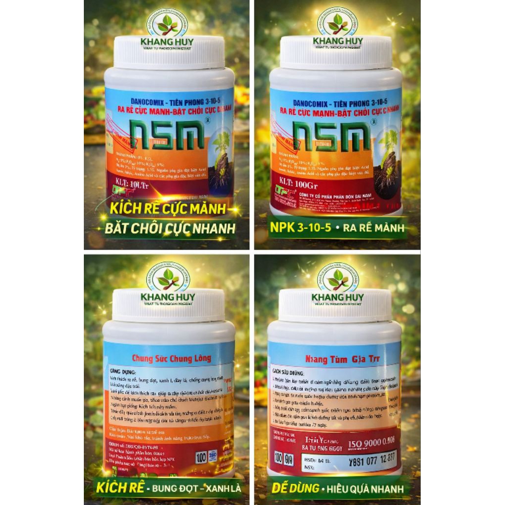 N5M – Phân Bón Kích Rễ NPK 3-10-5 (100g)