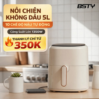 (THANH LÝ 350K) Nồi Chiên Không Dầu 5L BSTY AE4511-T (BẢN ĐIỆN TỬ) Hàng Chính Hãng