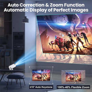 Máy chiếu HY300 Pro 4K Full HD Android 11 WiFi6 1080P cho điện thoại máy chiếu phim Netflix YouTube—AAMP