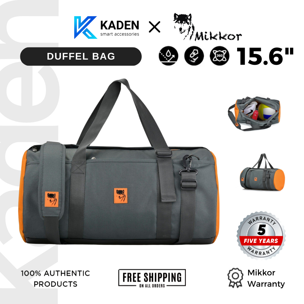 [BH 5 NĂM] Túi Du Lịch Mikkor The Sporty Gear 3-Trong-1 35L, Đeo Balo, Chống Nước, Nhẹ 700g, Đi Gym,