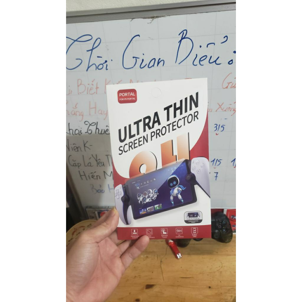 Dán màn hình Psportal thủy tinh cường lực trong suốt rõ ràng Clear cho máy game PS Portal