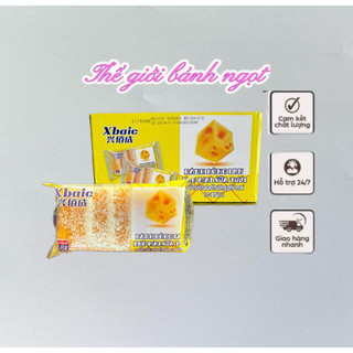 Thùng 2kg bánh bông lan phối mai sữa của hãng XBAIC thơm ngon mềm mịn