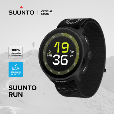 Đồng hồ thể thao Suunto Run viền Thép 46mm - Mỏng Nhẹ, Định Vị Gps, Màn Amoled, Tối Ưu Luyện Tập - Bảo Hành 2 Năm