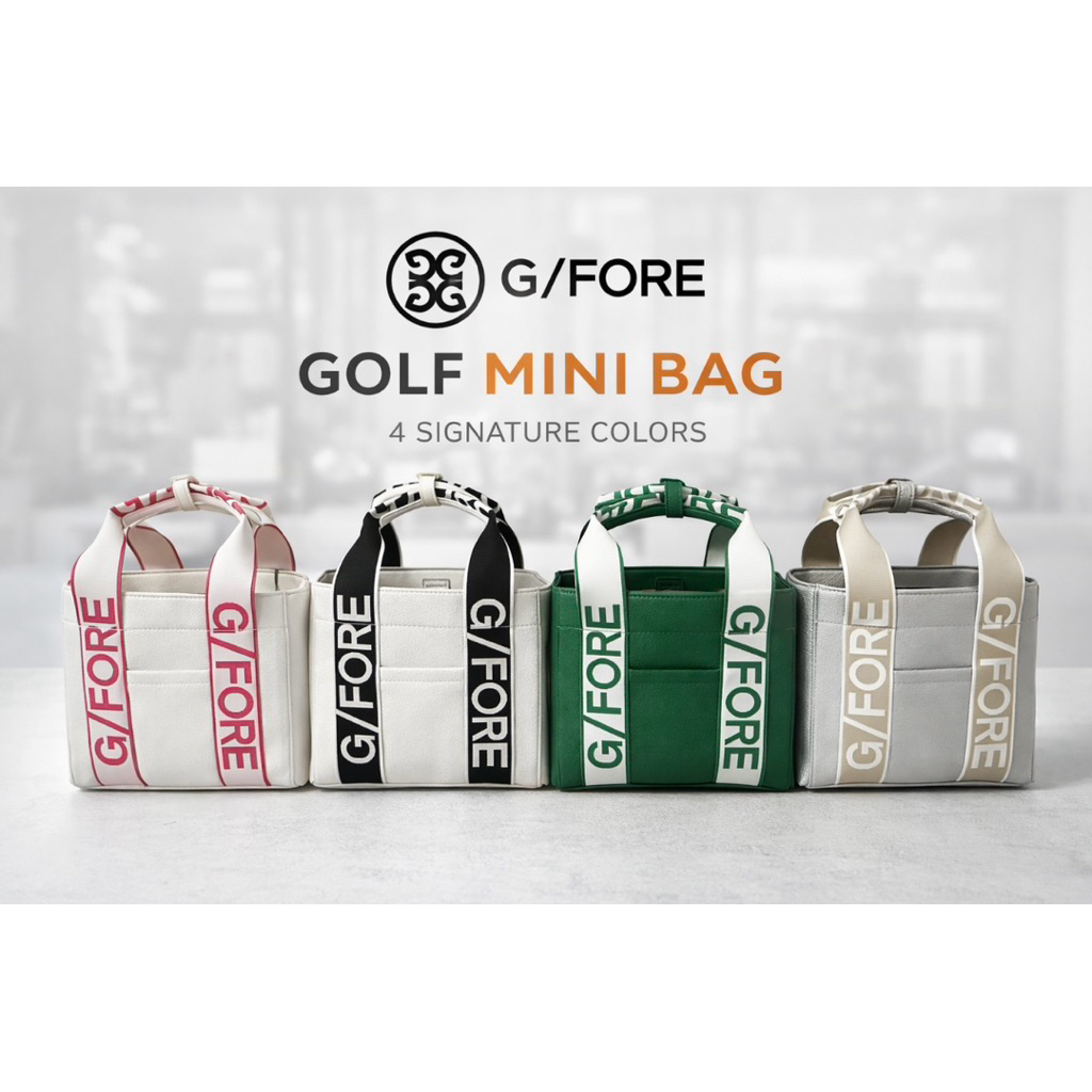 Túi Xách Golf Mini Tote G/FORE – Túi Golf Thời Trang Cao Cấp Cho Golfer ( G/FORE x Golfworldforall )