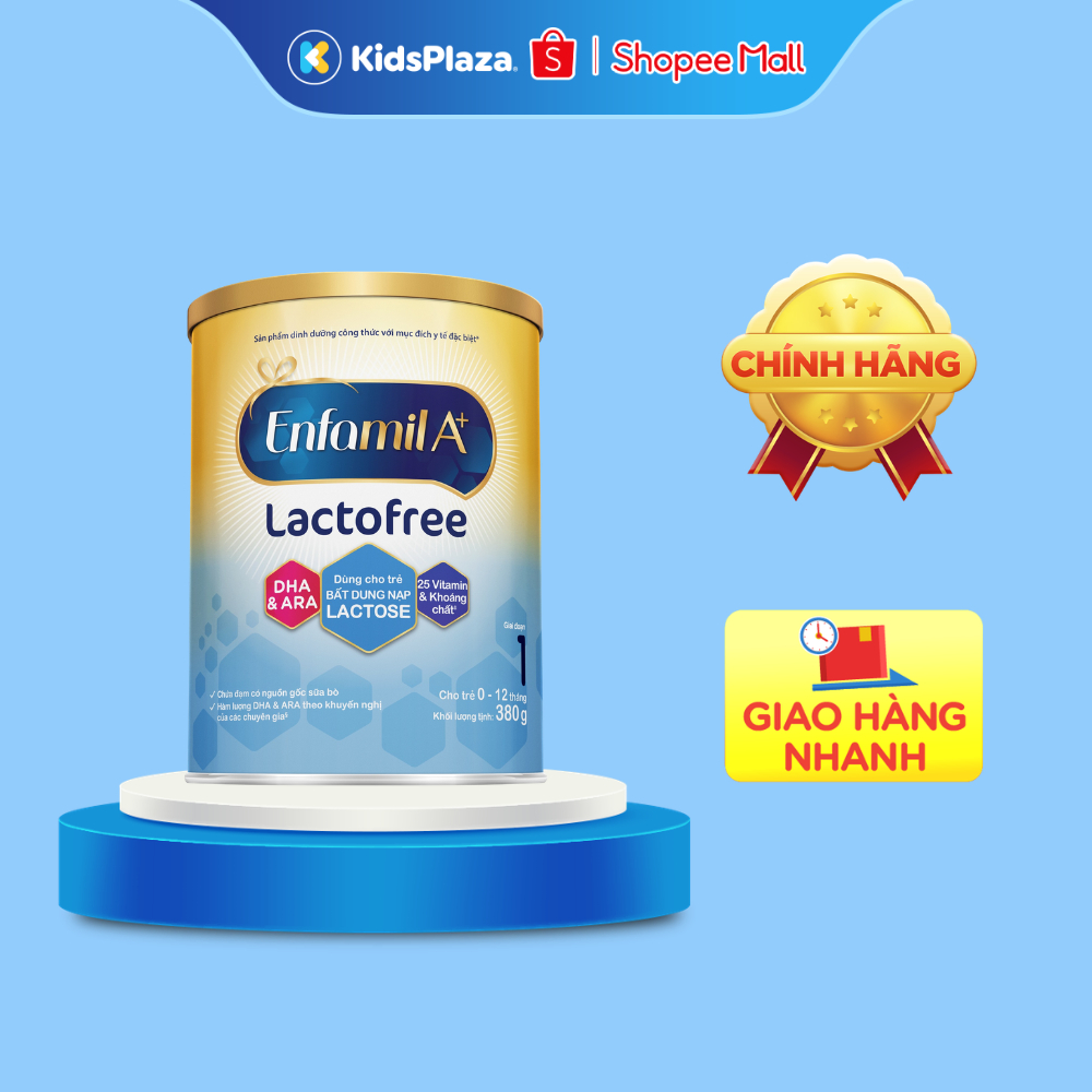 Sữa Enfamil A+ Lactofree 380g