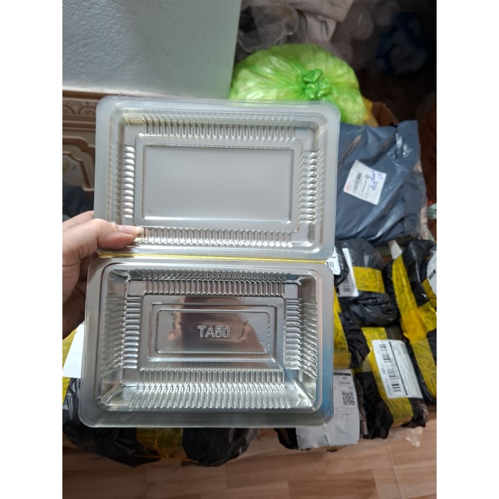 Combo sỉ 100 Khay nhựa C50 , C55( TA50,H50, TA55,H55) trong đựng thực phẩm