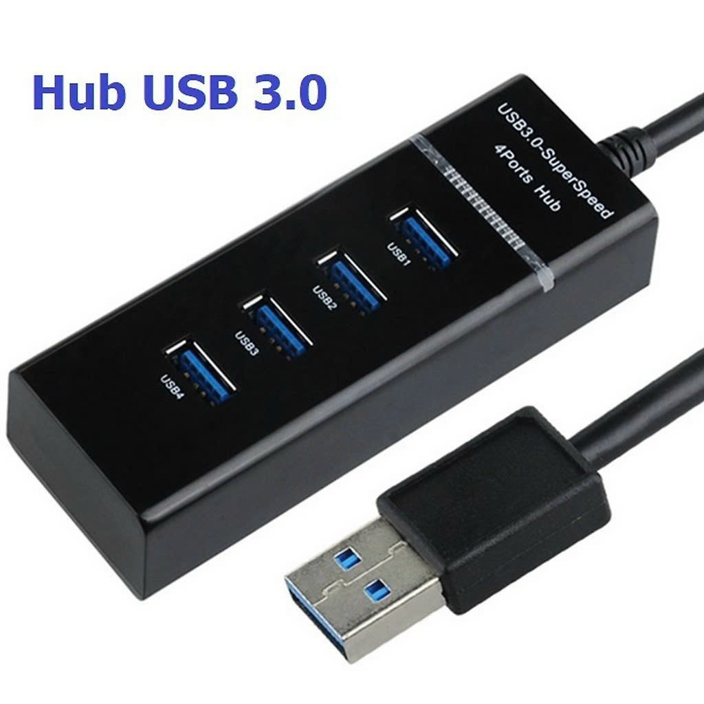HUB USB 3.0 4 port Dây dài 27cm