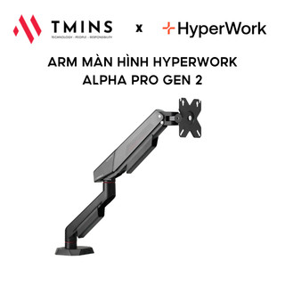 Arm màn hình Hyperwork Alpha Pro Gen 2 Hỗ trợ màn 22-38 Inch - Hàng chính hãng