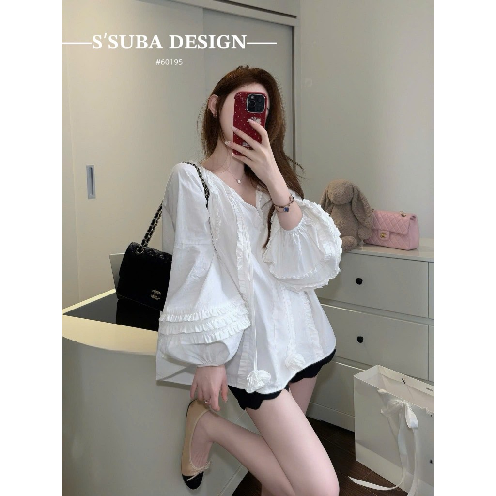 60195  “ÁO THÔ ĐŨI TAY BỒNG”