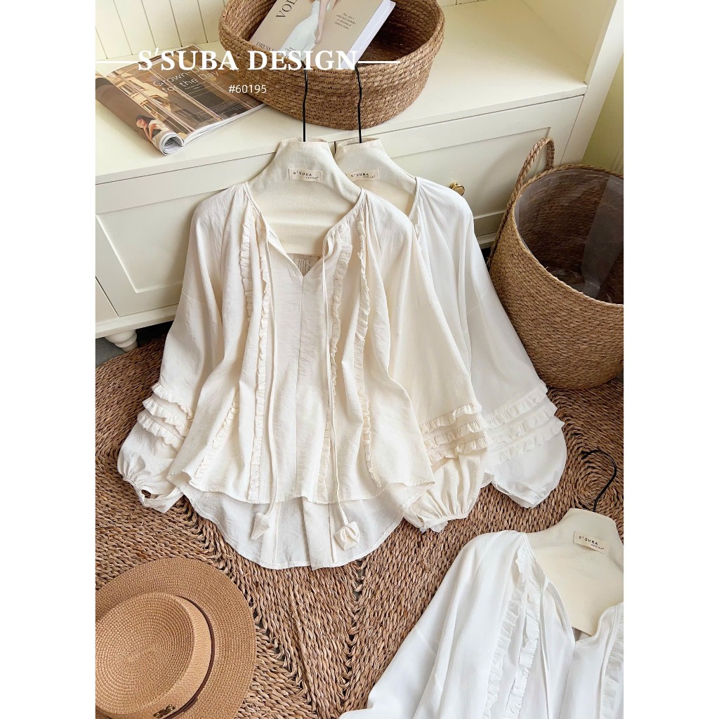 60195  “ÁO THÔ ĐŨI TAY BỒNG”