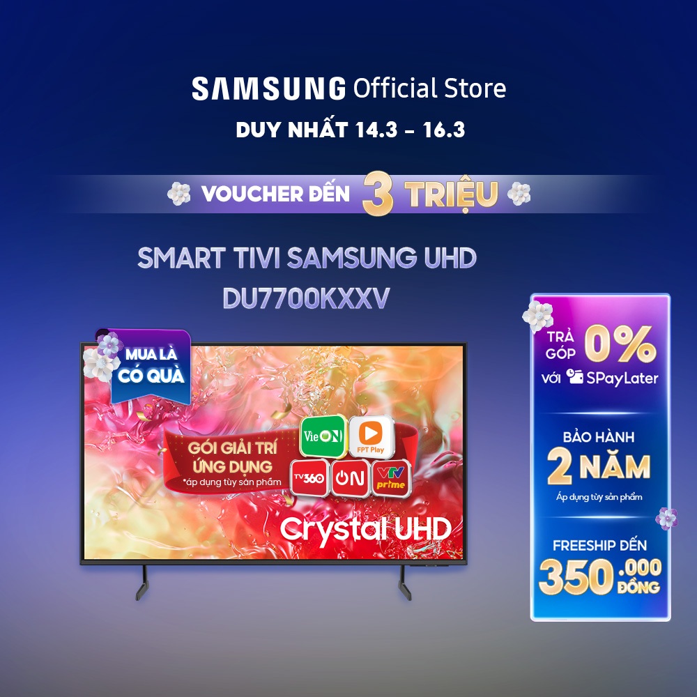 Smart Tivi Samsung UHD DU7700KXXV