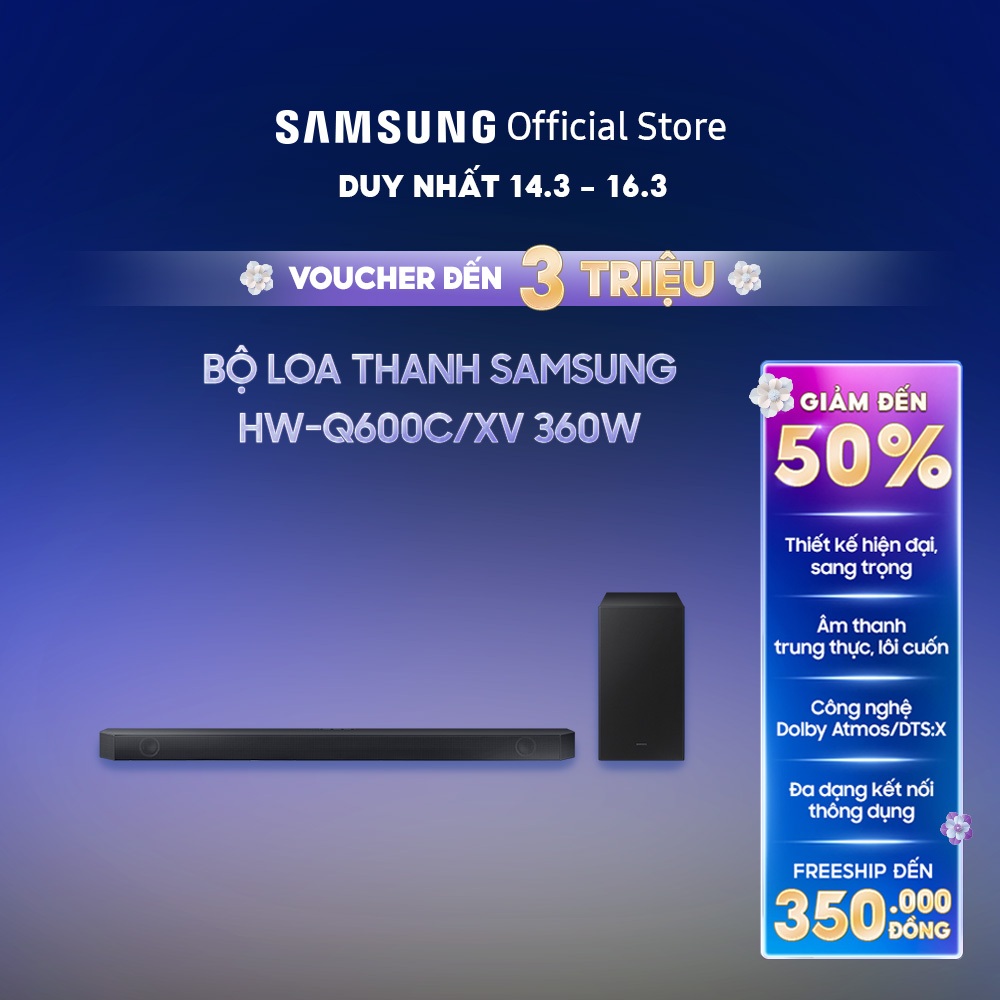 Bộ loa thanh Samsung HW-Q600C/XV 360W
