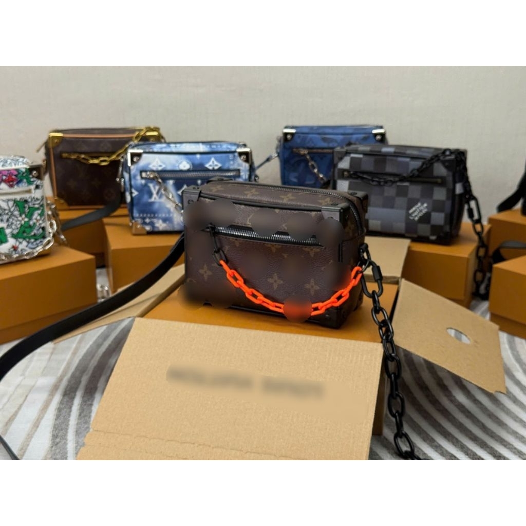 Túi Đeo Chéo Vuông Nam Nữ Bản Like Dễ Đeo Họa Tiết Monogram Cao Cấp Full Box Tặng Kèm Box Bve