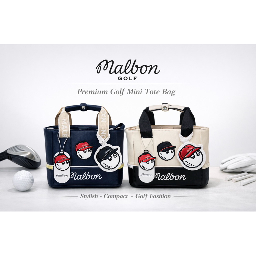 Túi Xách Golf Mini Tote Malbon Golf – Túi Đựng Phụ Kiện Golf Cao Cấp Phong Cách Thời Trang ( malbon 