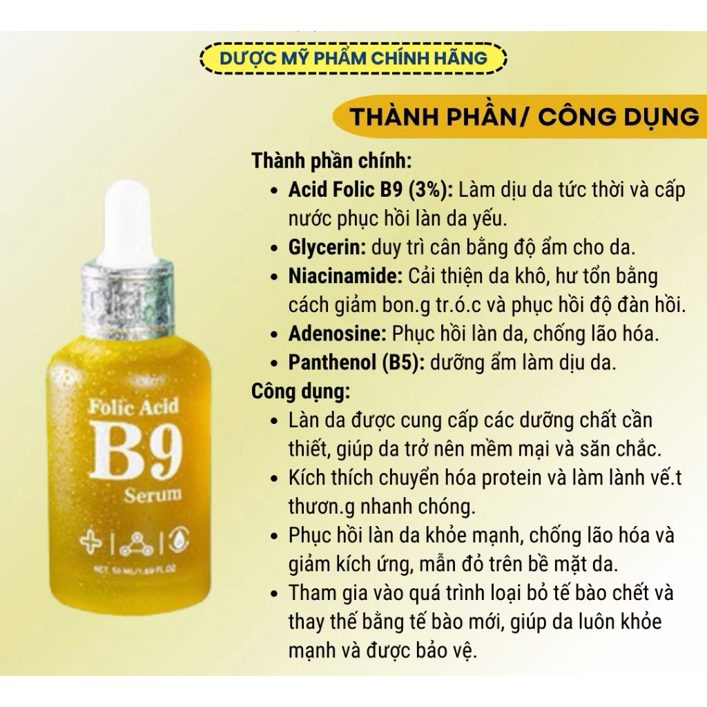 Serum B9 Vic Derma (mẫu mới 50ml)