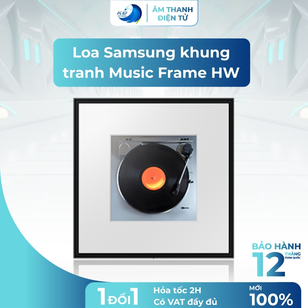[Hỏa Tốc HN] Loa Khung Tranh Samsung Music Frame HW-LS60D/XV – Công Suất 120W, Dolby Atmos Không Dây