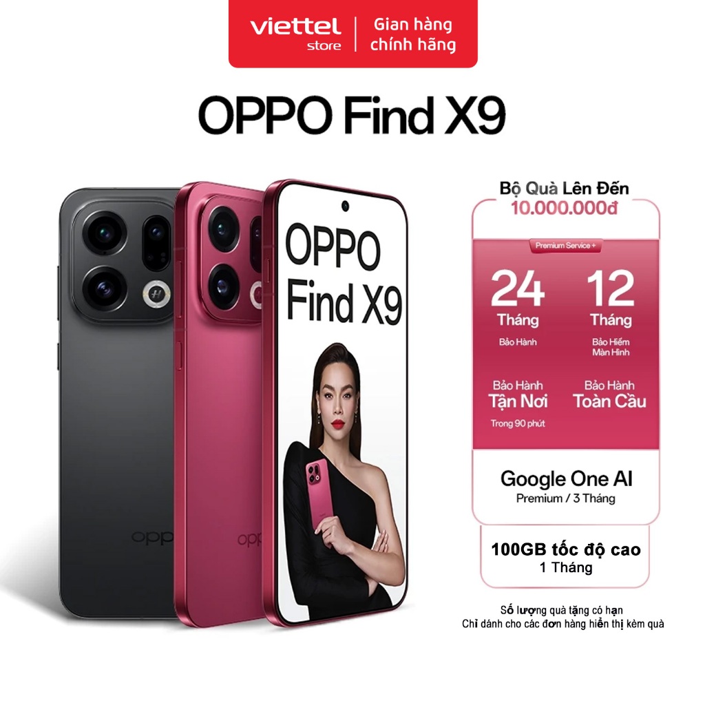 Điện thoại OPPO Find X9 5G 16GB+512GB Chính hãng | Màn Hình AMOLED 6.59" | Pin Siêu Lớn 7025mAh | BigBuy360 - bigbuy360.vn