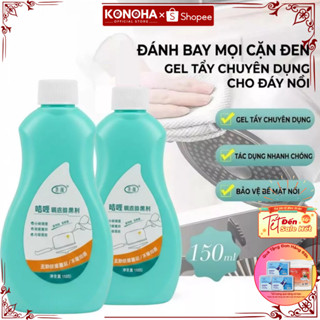 Dung Dịch Tẩy Cặn Đen Đáy Nồi KONOHA Dung Tích 150ML - Vệ Sinh Đáy Nồi Vết Bẩn Cứng Đàu Trên Xoong Nồi Lâu Ngày