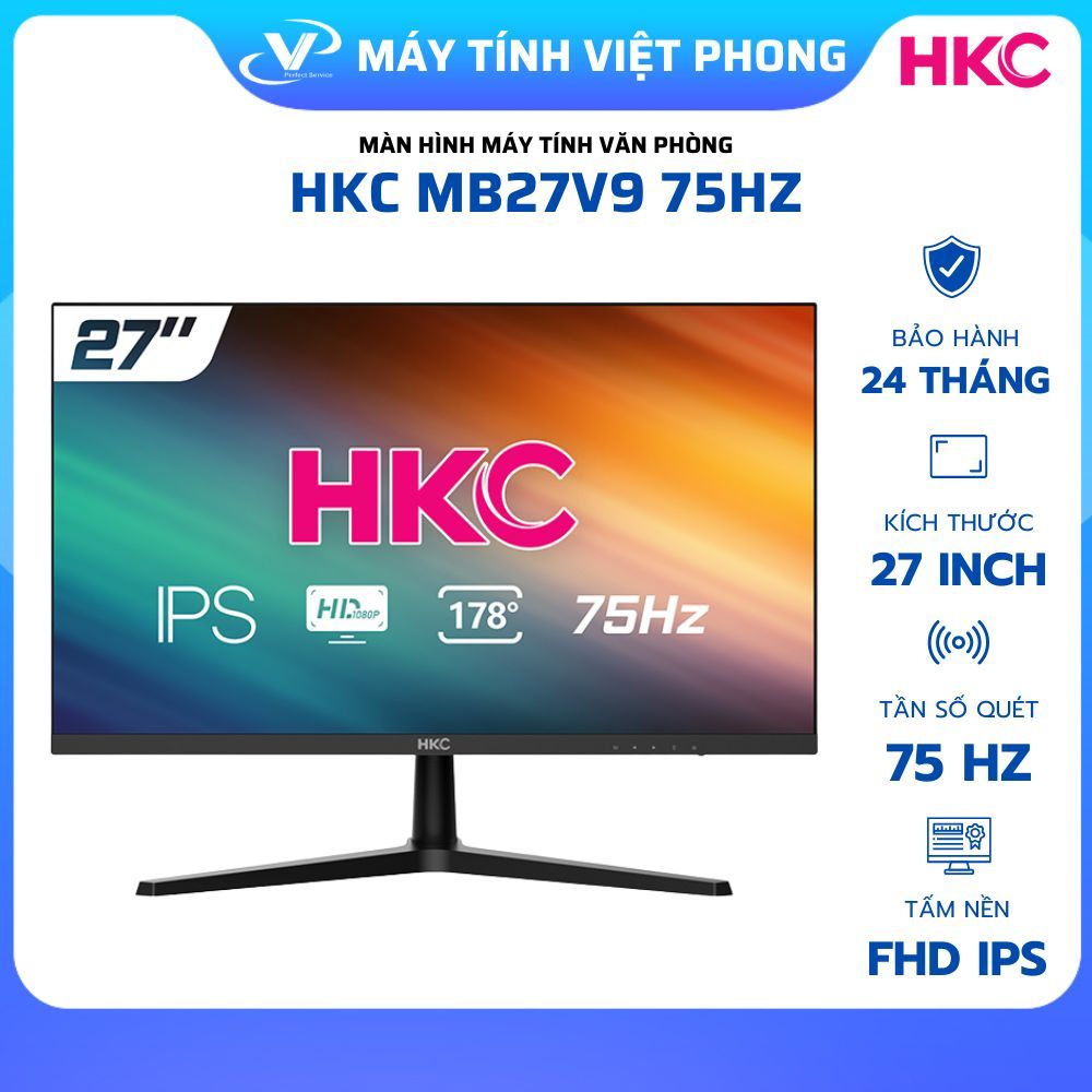 MÀN HÌNH MÁY TÍNH HKC MB27V9 (27 inch/FHD/IPS/75Hz/4ms)  - CHÍNH HÃNG BẢO HÀNH 2 NĂM MAI HOÀNG