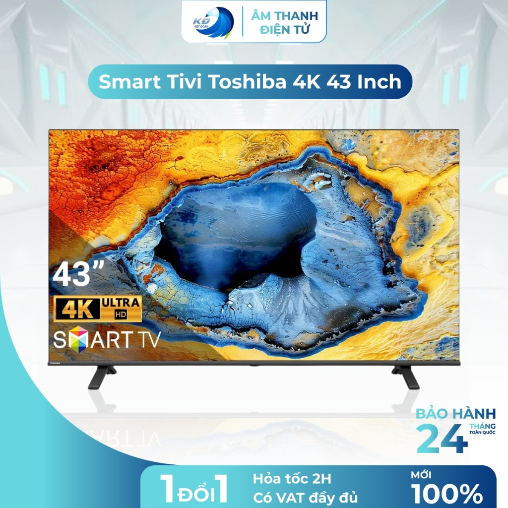 Smart Tivi Toshiba 43E330NP 43 Inch 4K UHD Wifi Hình Ảnh Sắc Nét Giải Trí Mượt Mà Gia Đình
