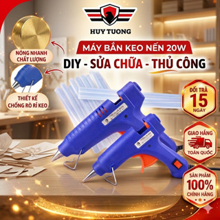 [Mua 1 tặng 1] Combo Máy Bắn Keo Nến 20w và 10 Keo Nến Silicon, súng bắn keo Silicon Cầm Tay Nóng Chảy Loại Nhỏ