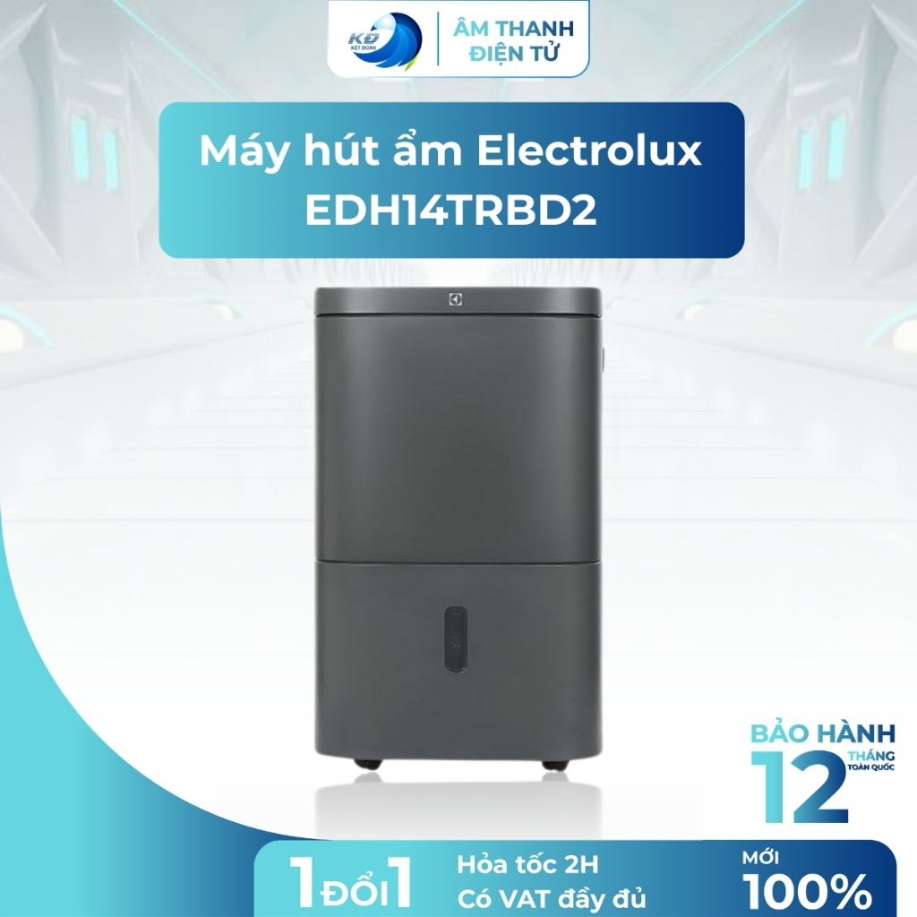 EDH14TRBD2 Máy Hút Ẩm Electrolux 14L Ngày Lọc Không Khí Giảm Ẩm Nhanh Cho Phòng Gia Đình