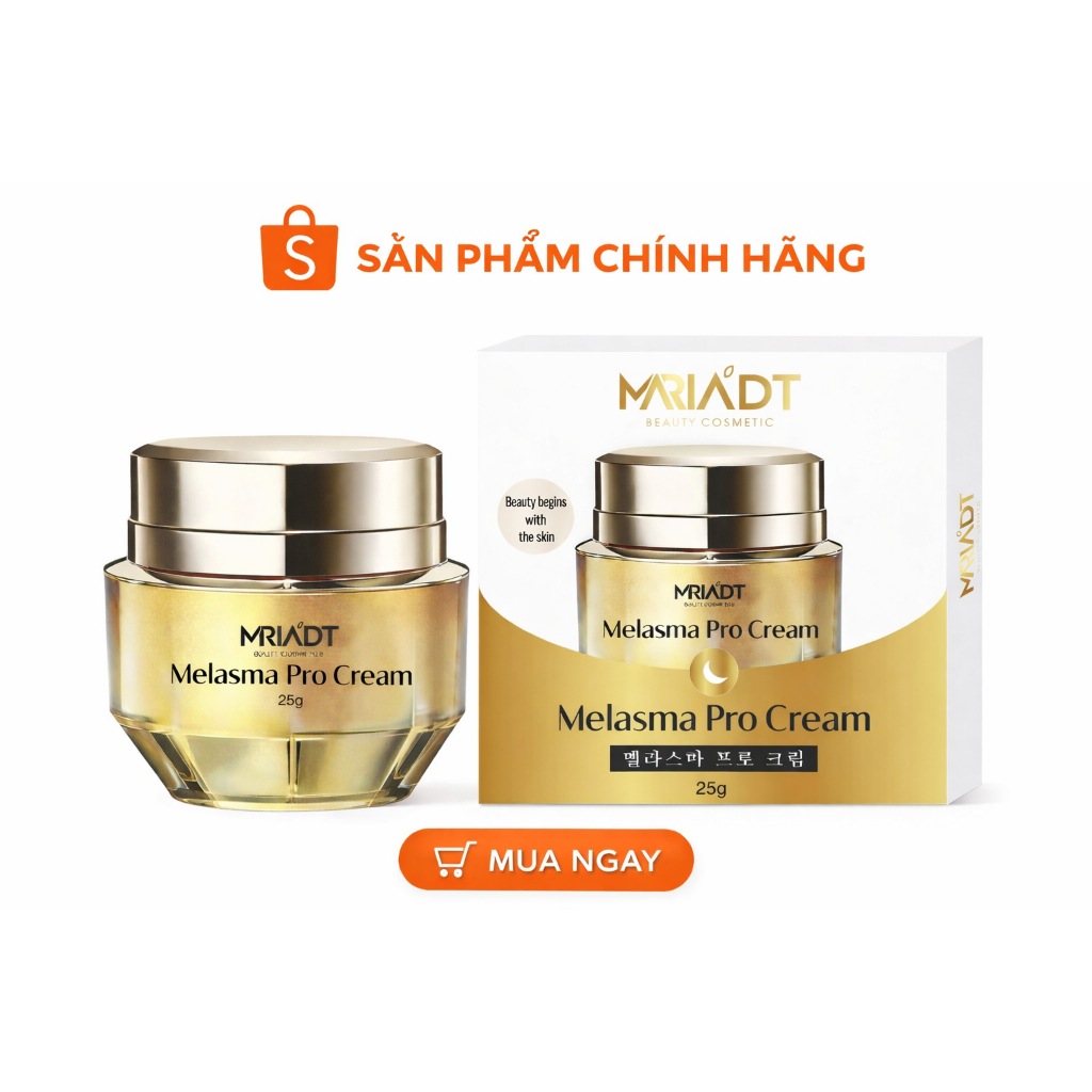 ✅ MARIA'DT Melasma Pro Cream Kem dưỡng sáng mờ thâm nám Mariadt mẫu mới