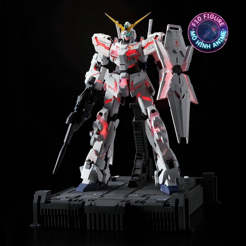 Mô hình lắp ráp MGEX Unicorn 2201 + LED 1/100 bản sửa lỗi có hộp pin và runner bù