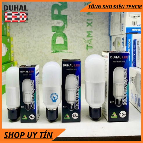Bóng trụ led Stick Duhal 9W - 12W - 15W ánh sáng trắng - vàng