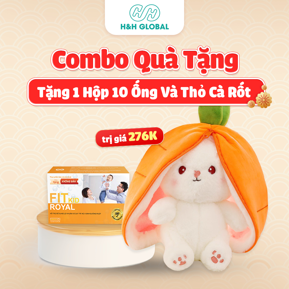 [Quà tặng không bán] Hộp FIT KID ROYAL 10 ỐNG VÀ THỎ BIẾN HÌNH