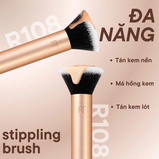 Cọ Tán Kem Nền, Kem Lót, Má Hồng Kem RT Real Techniques Stippling Brush R108