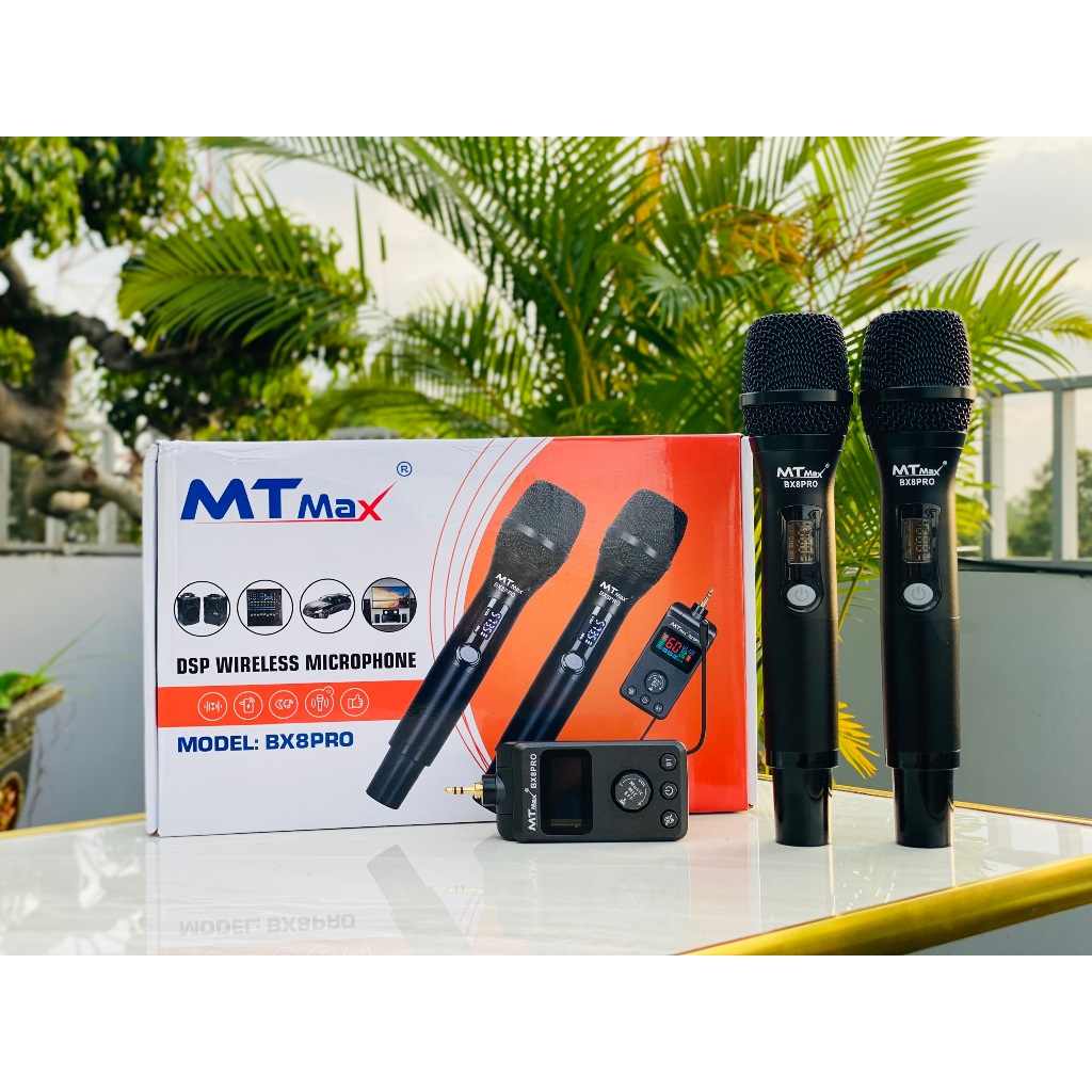 Micro karaoke đa năng Bluetooth BX8 Pro Dành cho loa tivi,vi tính, loa hãng, loa kéo, loa ô tô