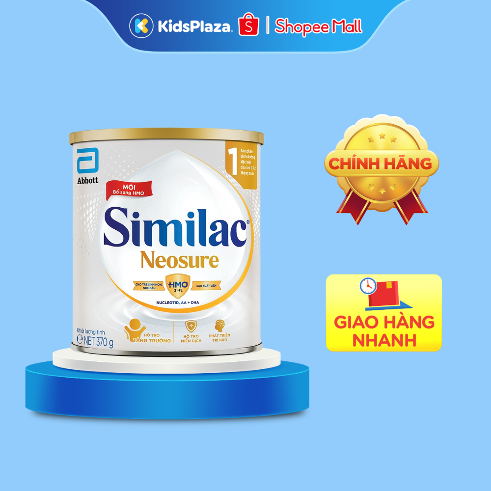 Sữa bột Similac Neosure 370g cho trẻ sinh non (0-12 Tháng tuổi)