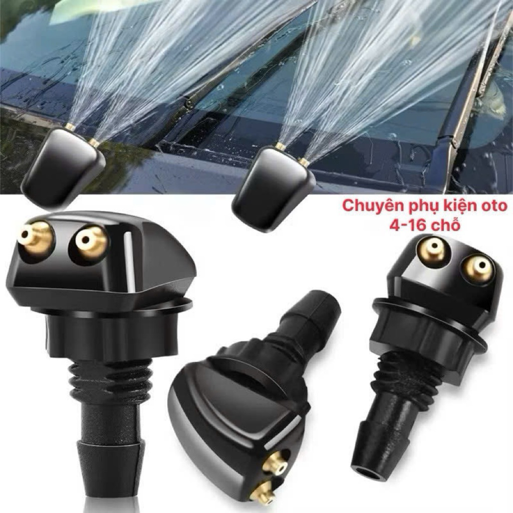 Sét bộ 2 Vòi Phun Nước Rửa Kính Chắn Gió  Trước Honda City Odyssey Civic CRV HRV Legend Jazz thông d