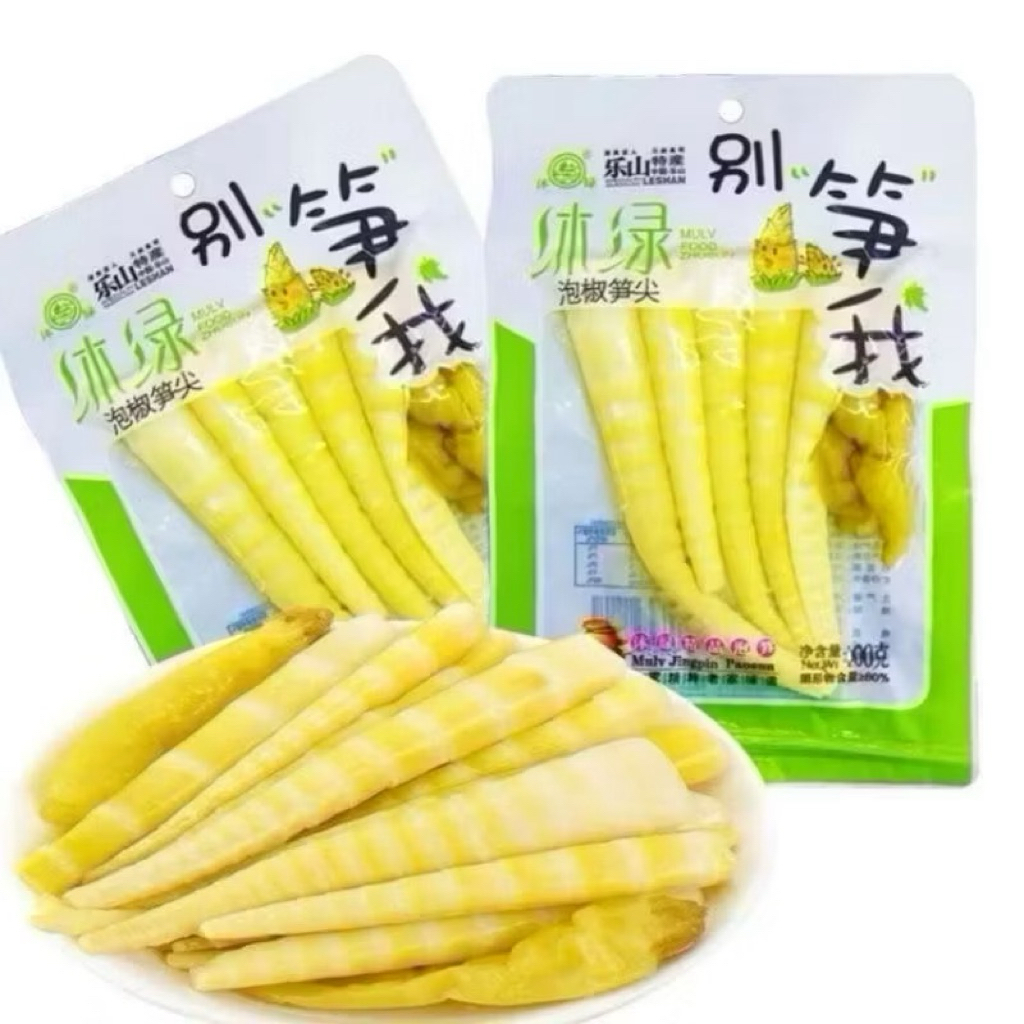 Măng Trúc Cay Yuyu Tứ Xuyên - Măng Giòn Sần Sật, Vị Cay Tê Đặc Trưng (Gói 100g/200g) - Đồ Ăn Vặt Nội Địa Trung Siêu Hot