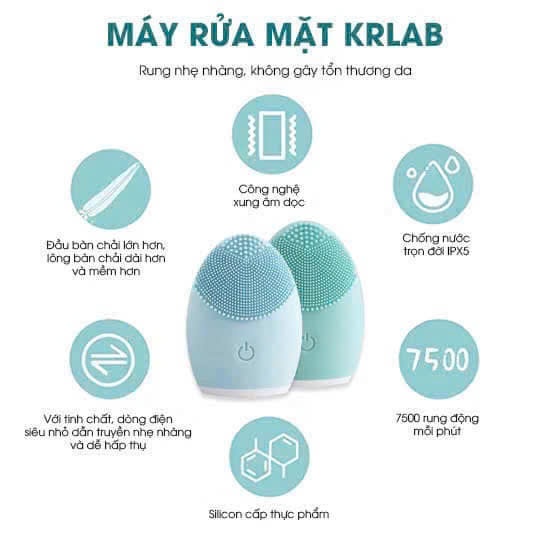 Máy Rửa Mặt Masagen Mini Krlab Hàn Quốc