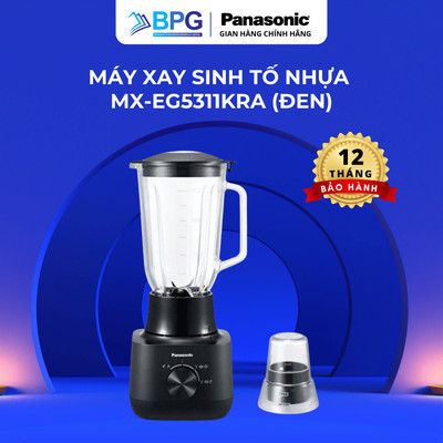 Máy Xay Sinh Tố Panasonic MX-EG5311KRA/MX-EG5311WRA 600W 1.5L Xay Đá Đa Năng Lưỡi Dao Inox Chính Hãng