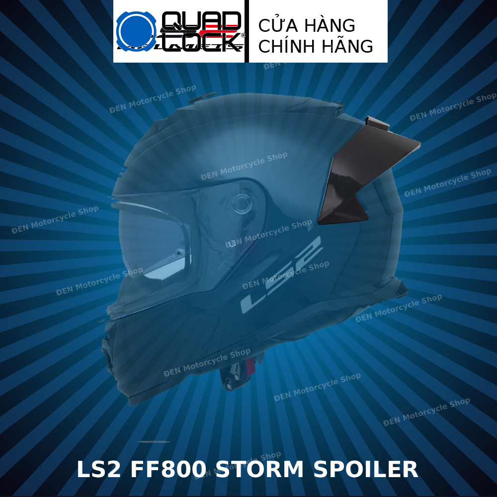 Đuôi gió cho mũ LS2 FF800 LS2 Spoiler chính hãng chất lượng cao, tháo lắp nhanh